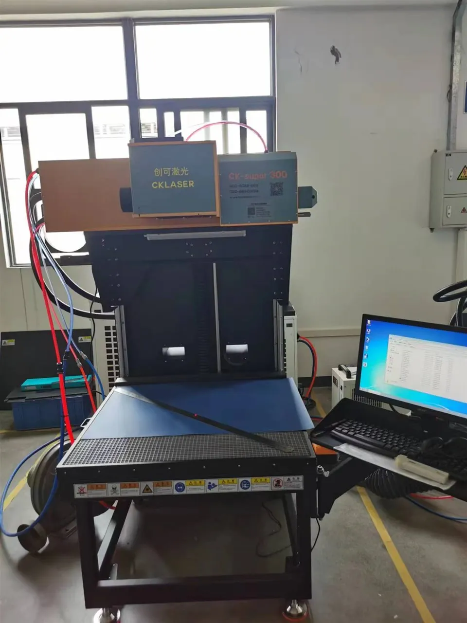 گرمی کی منتقلی کے لئے cklaser لیزر مارکنگ مشین vinly کندہ کاری اور کاٹنے کے لئے